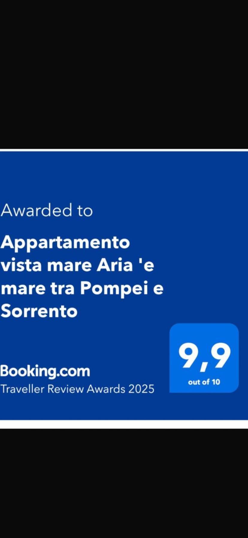 Appartamento Vista Mare Aria 'E Mare Tra Pompei E Sorrento Castellammare di Stabia Extérieur photo